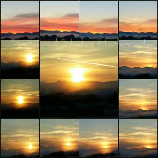Sunrise Photo Collage
